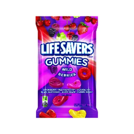 Gummi Savers Life Savers Wild Berries Gummi Candy 7 oz 314132